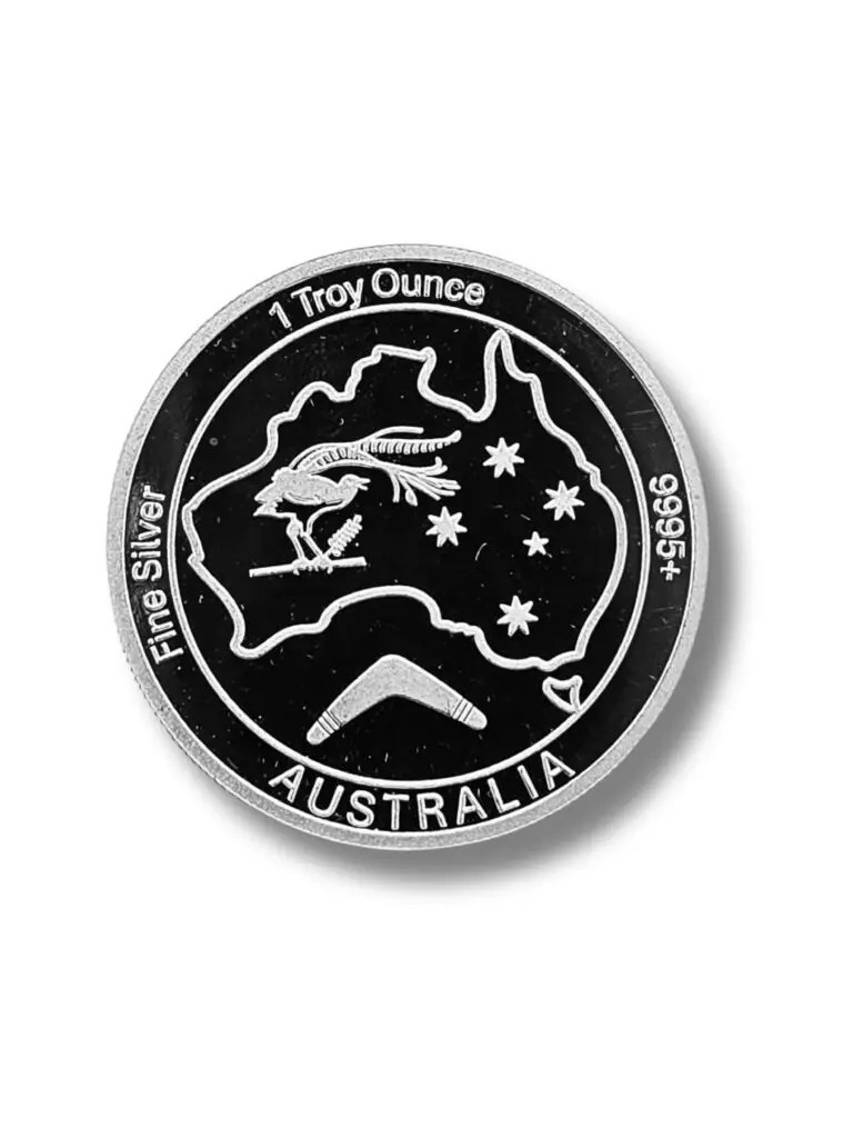 AG 1oz Australiana front Silver Coin