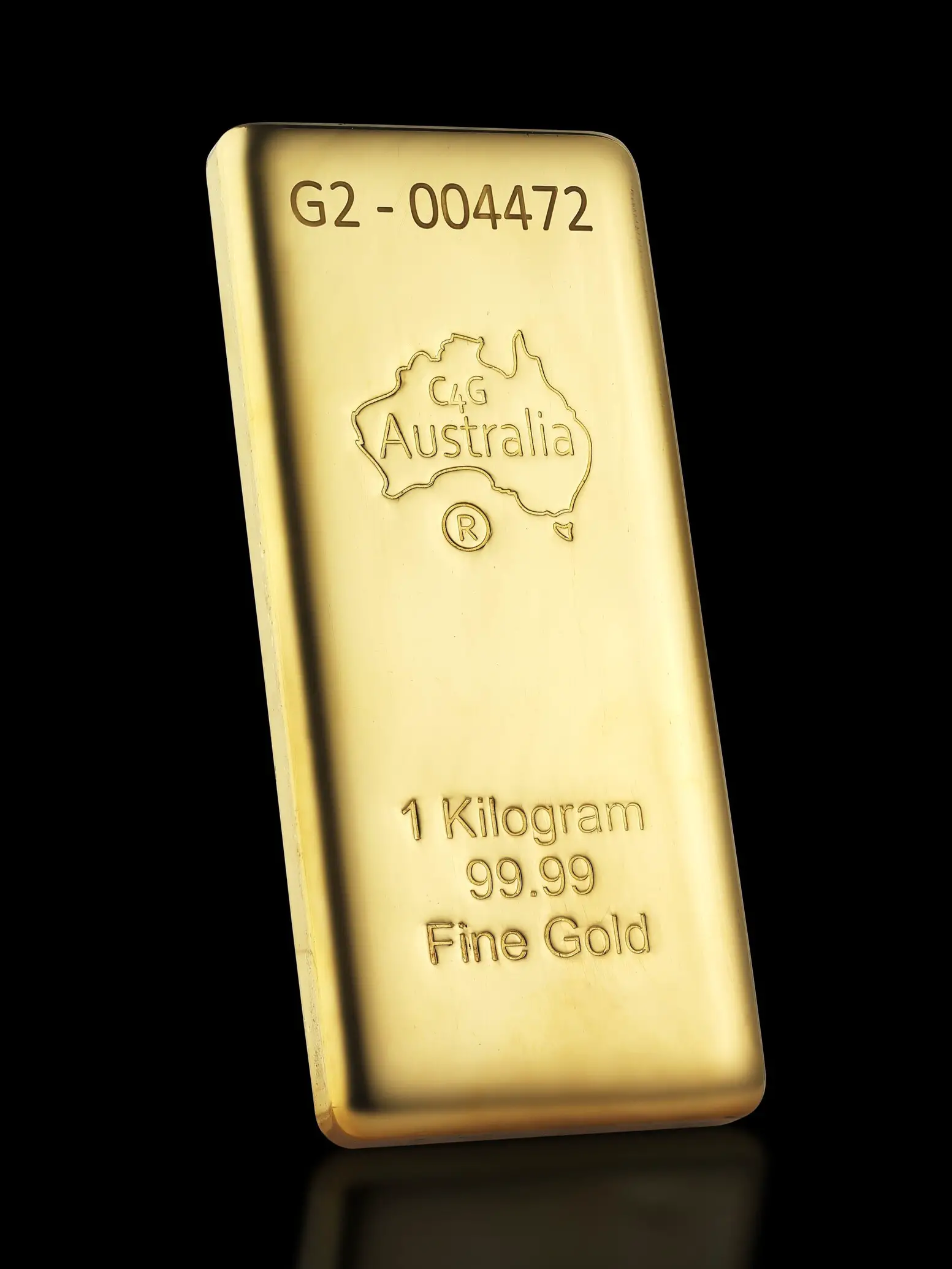 1 kg C4G Cast Gold Bullion 99.99% Pure