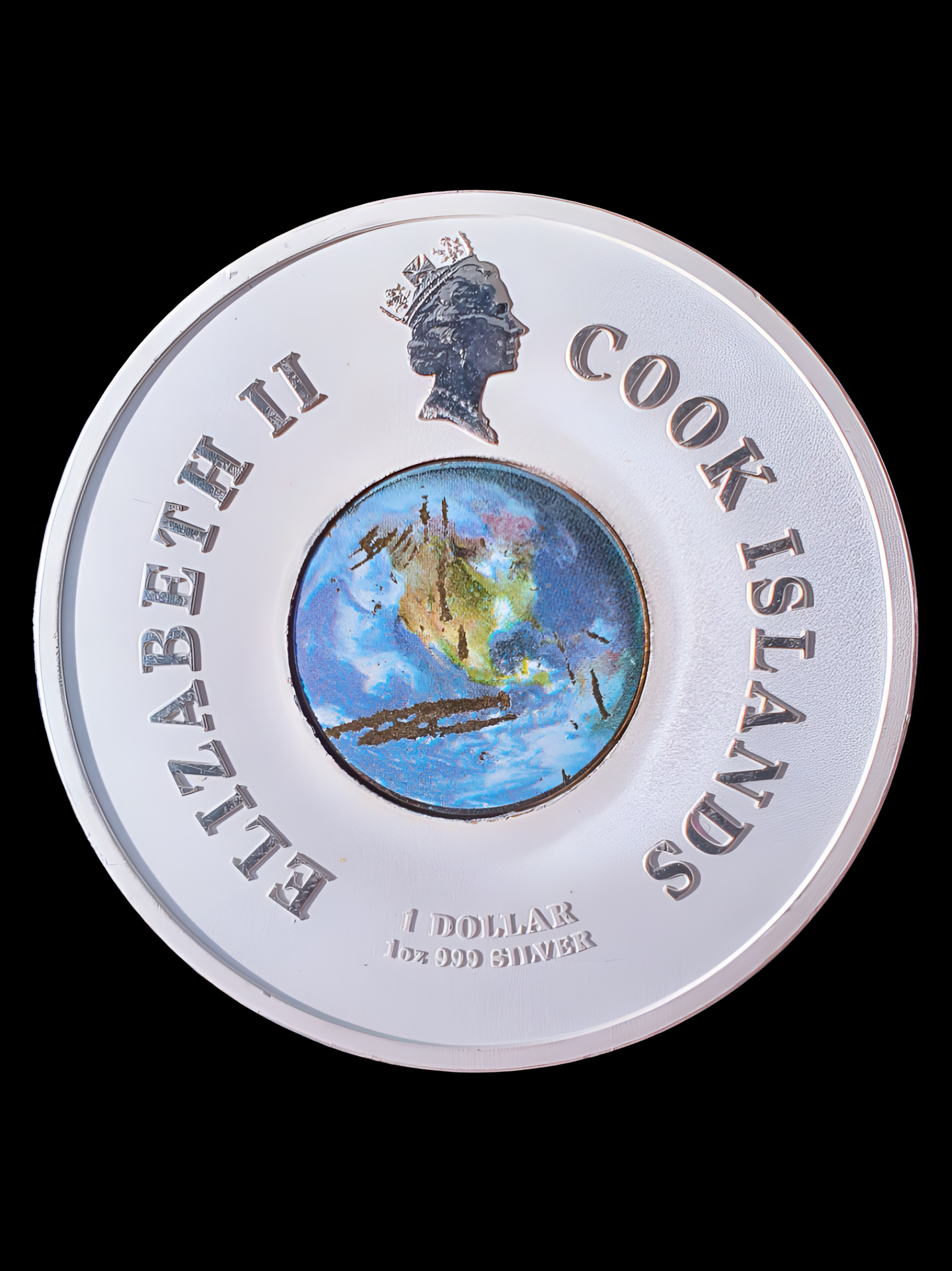 2007 Sputnik 50th Anniversary Orbital Proof 1oz Silver Coin