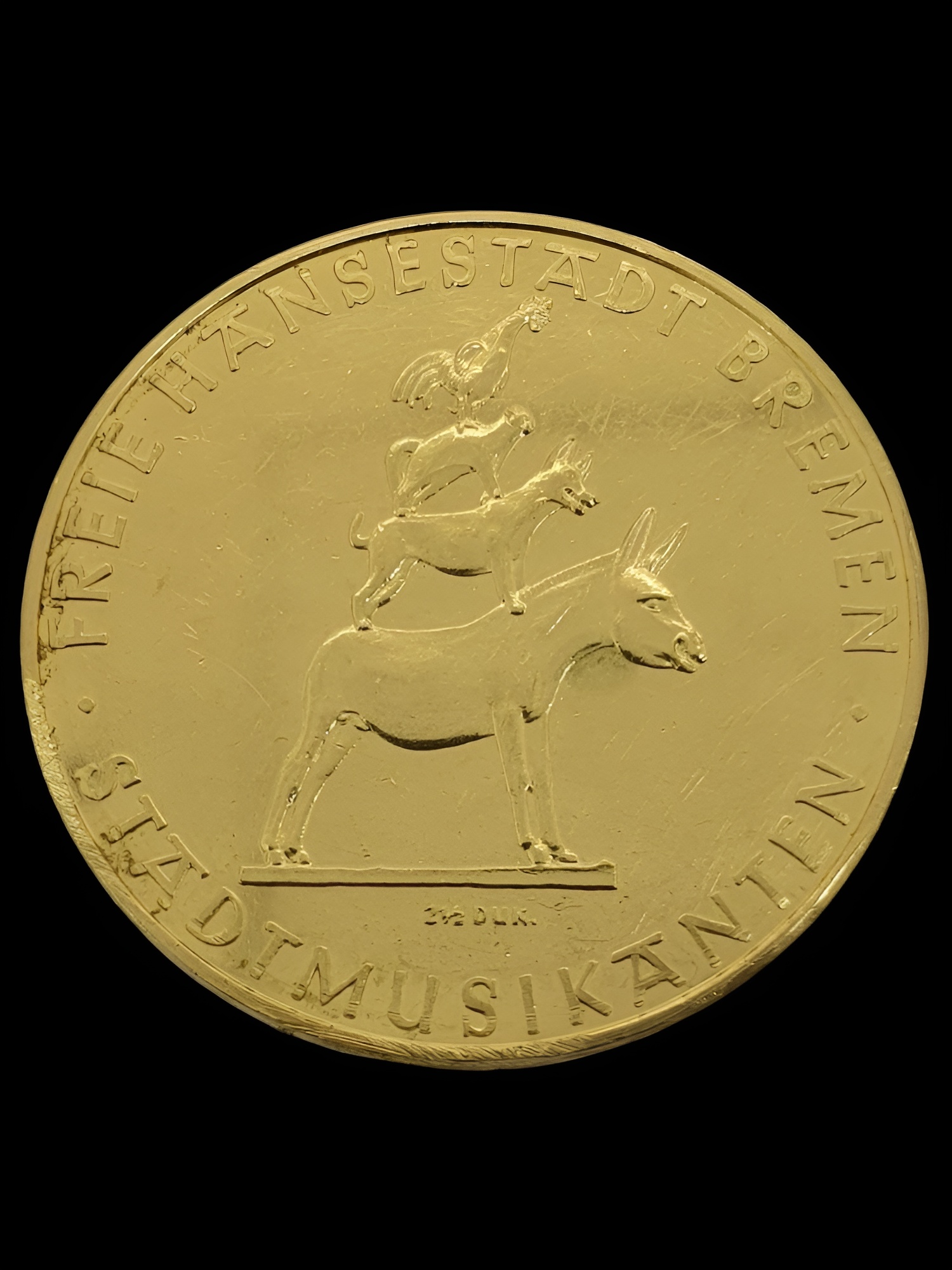 1965 Freie Hansestadt Bremen 2 1/2 Duk Gold Coin