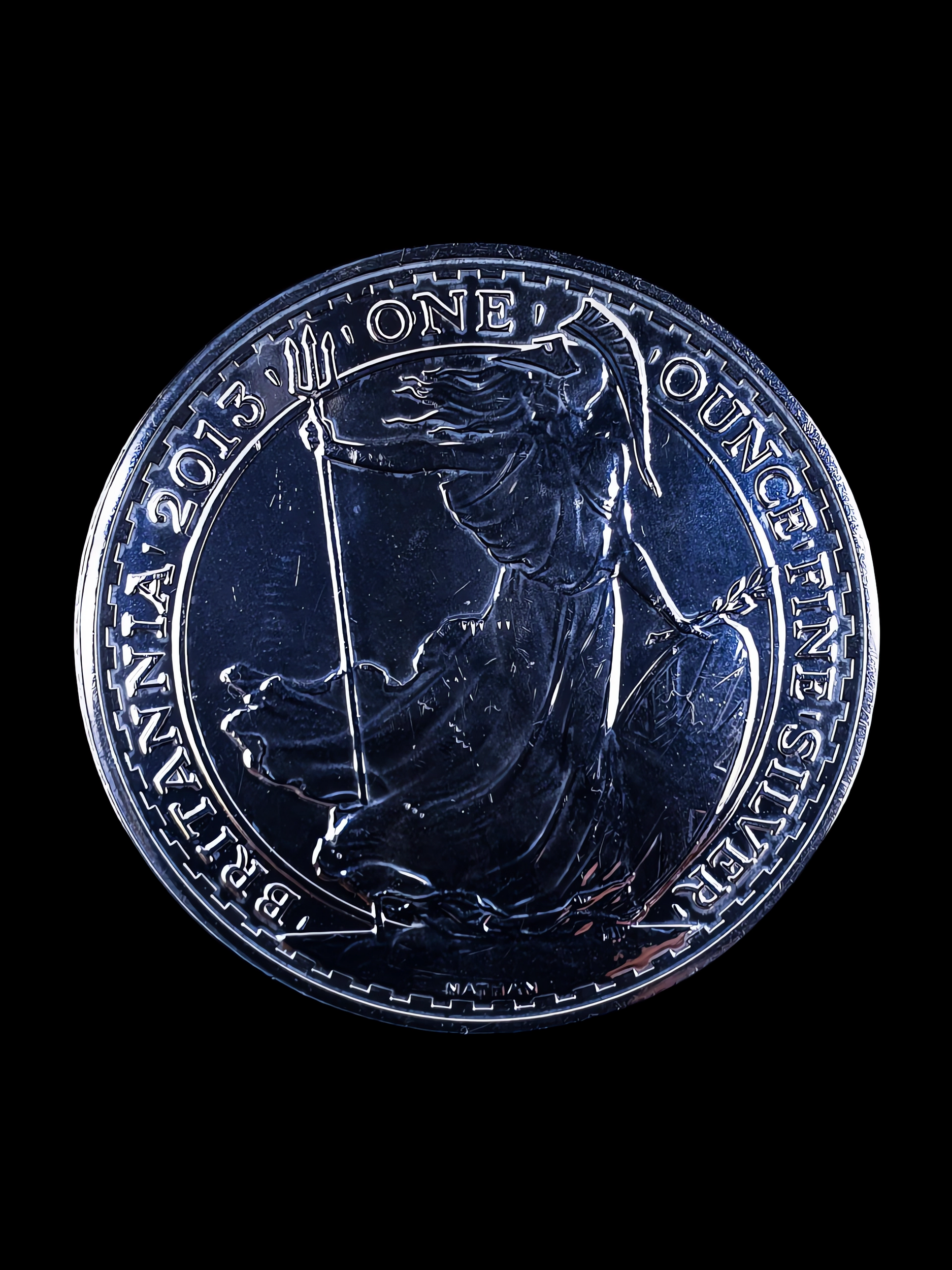 2013 Great Britain 2 Pound Silver Bullion Coin (1oz) – Queen Elizabeth II Royal Mint