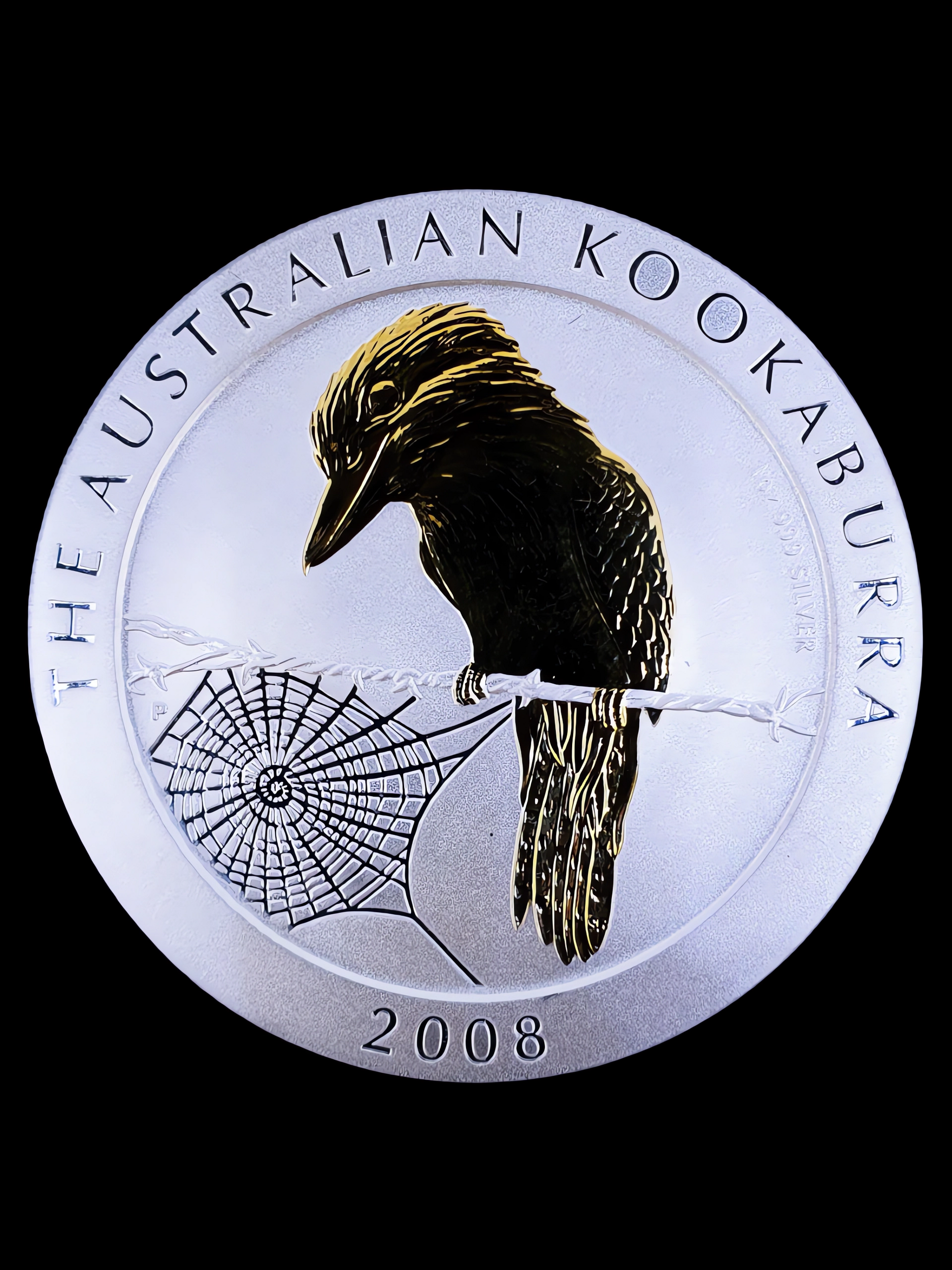 2008 The Australian Kookaburra- Elizabeth II 1oz Silver Coin