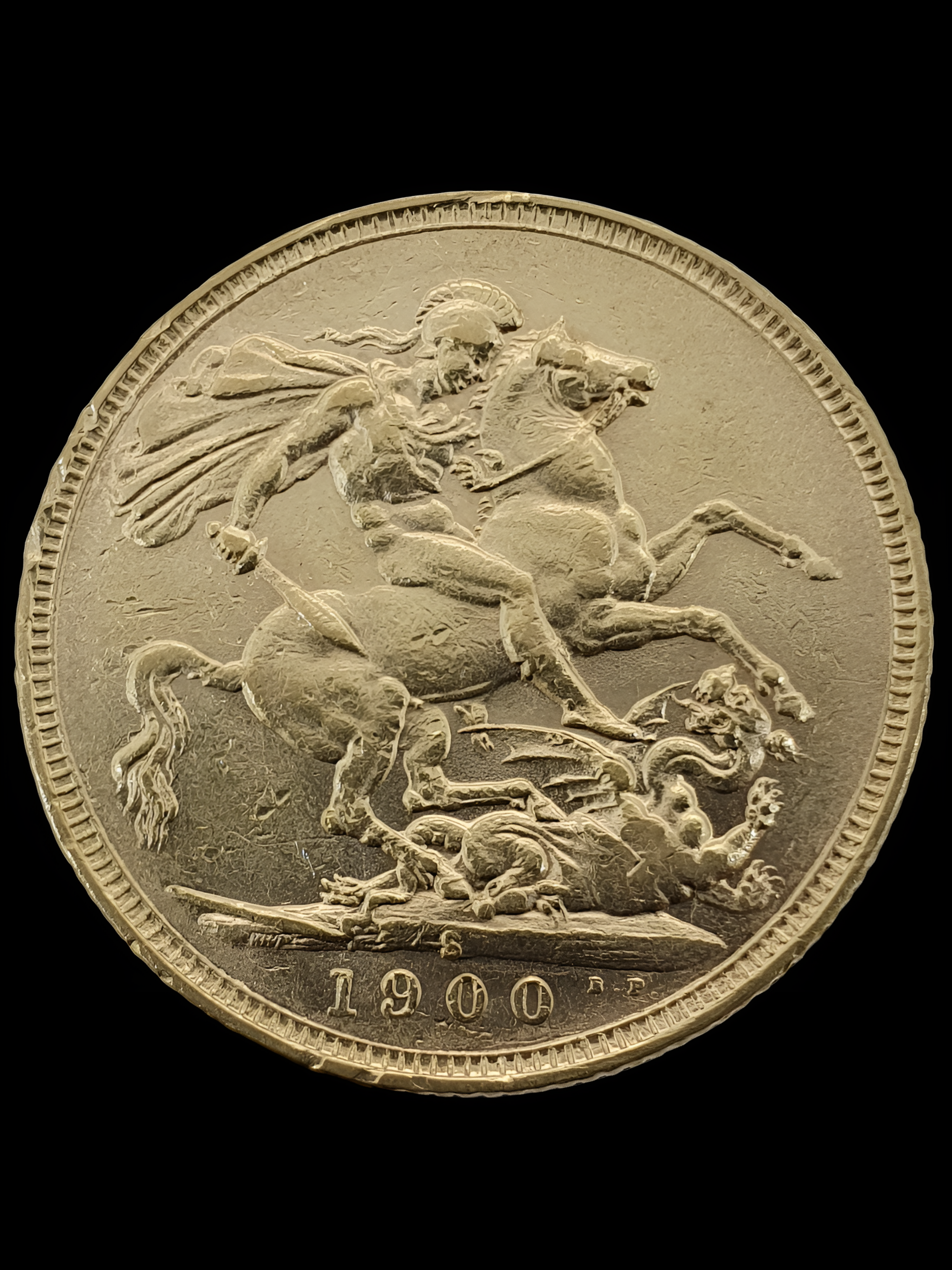 1900 Gold Sovereign St George Queen Victoria Sydney Mint