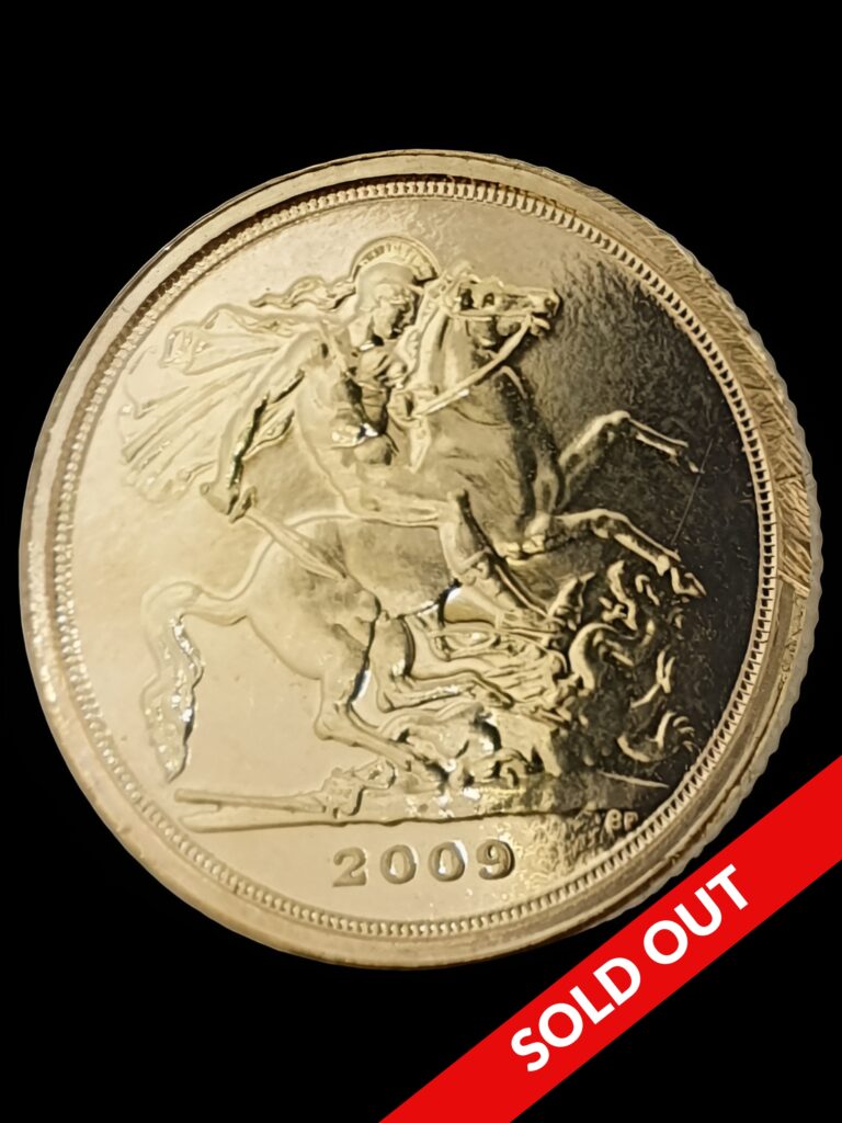 2009 Quarter Sovereign St George Elizabeth II Gold Coin