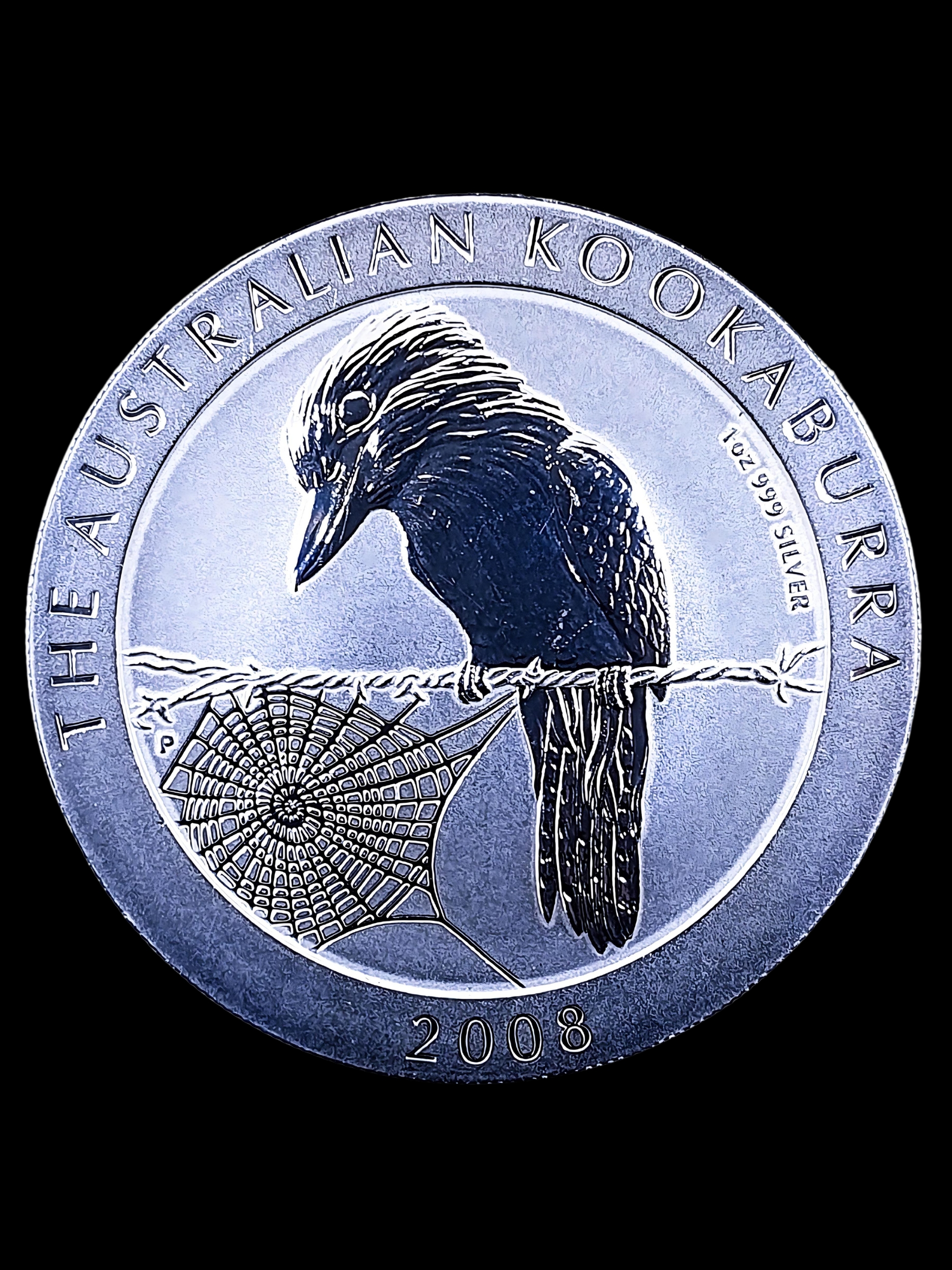 2008 Australian Kookaburra 1oz Perth Mint Silver Coin
