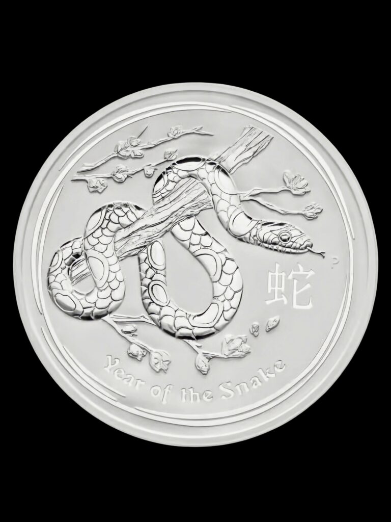 2013 Lunar Series II Year of the Snake Perth Mint 1 kg Silver Coin