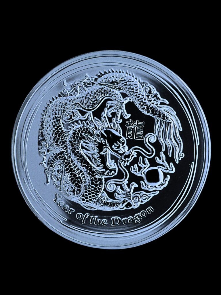 2012 Lunar Series II Year of the Dragon Perth Mint 1 kg Silver Coin