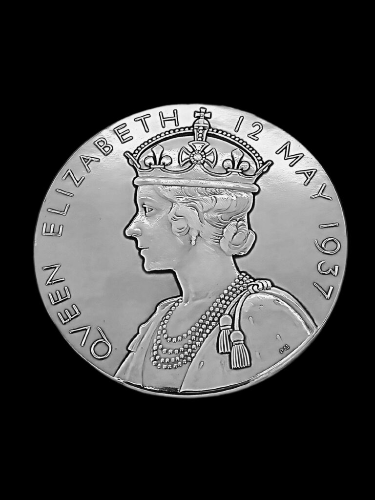 Great Britain 1937 George VI & Elizabeth Coronation Silver Medal