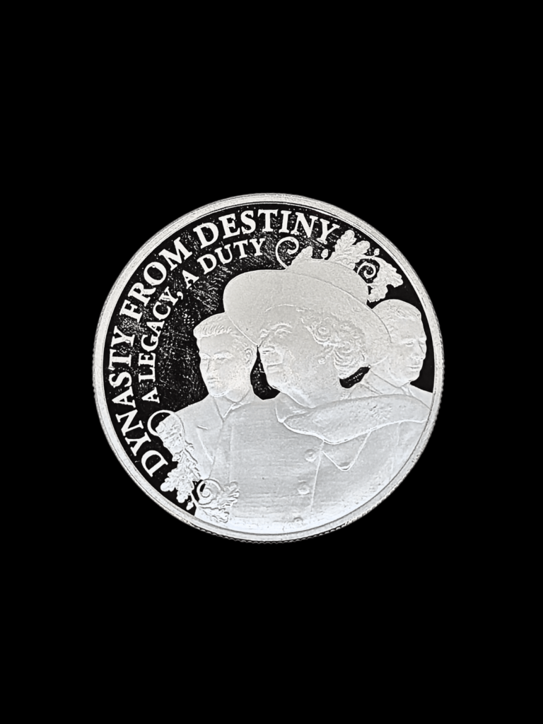 2014 Alderney Elizabeth II Dynasty from Destiny Silver Coin