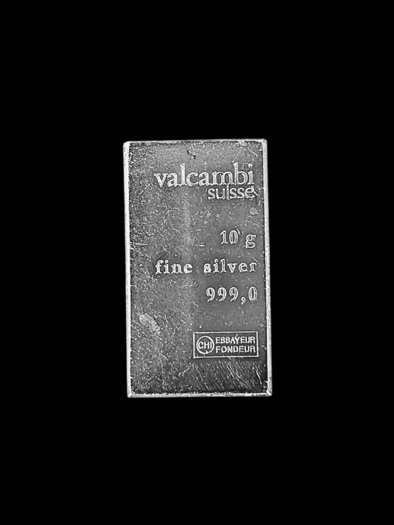 10g Valcambi Silver Bullion Bar