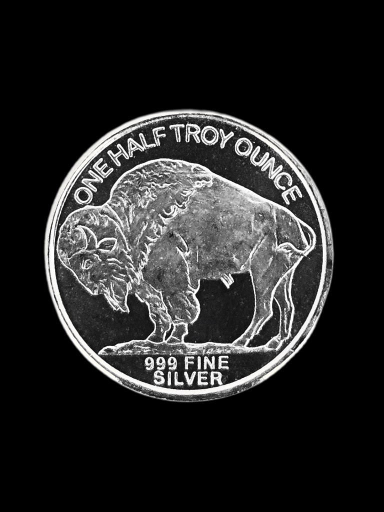 1/2 oz Liberty Silver Buffalo .999 Fine Silver Bullion