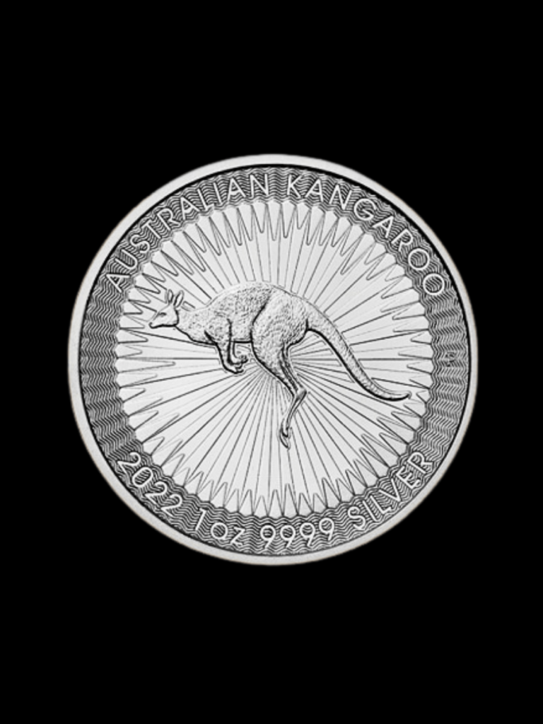 2022 Australia Kangaroo 1 oz .9999 Fine Silver Coin