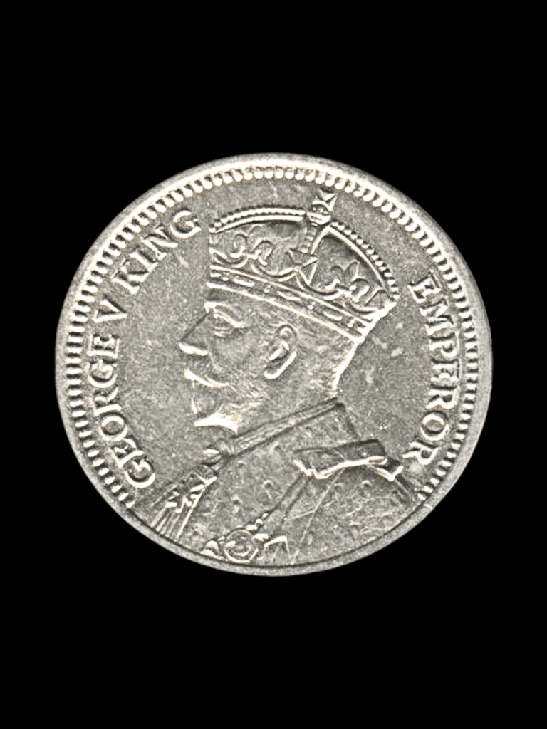 1934  Threepence - King George V  New Zealand Coin