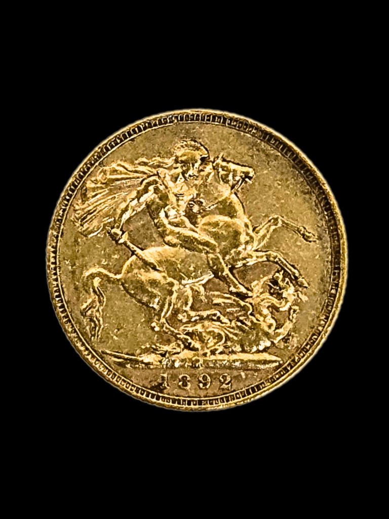 1892 Queen Victoria Jubilee Head Melbourne Mint Gold Sovereign