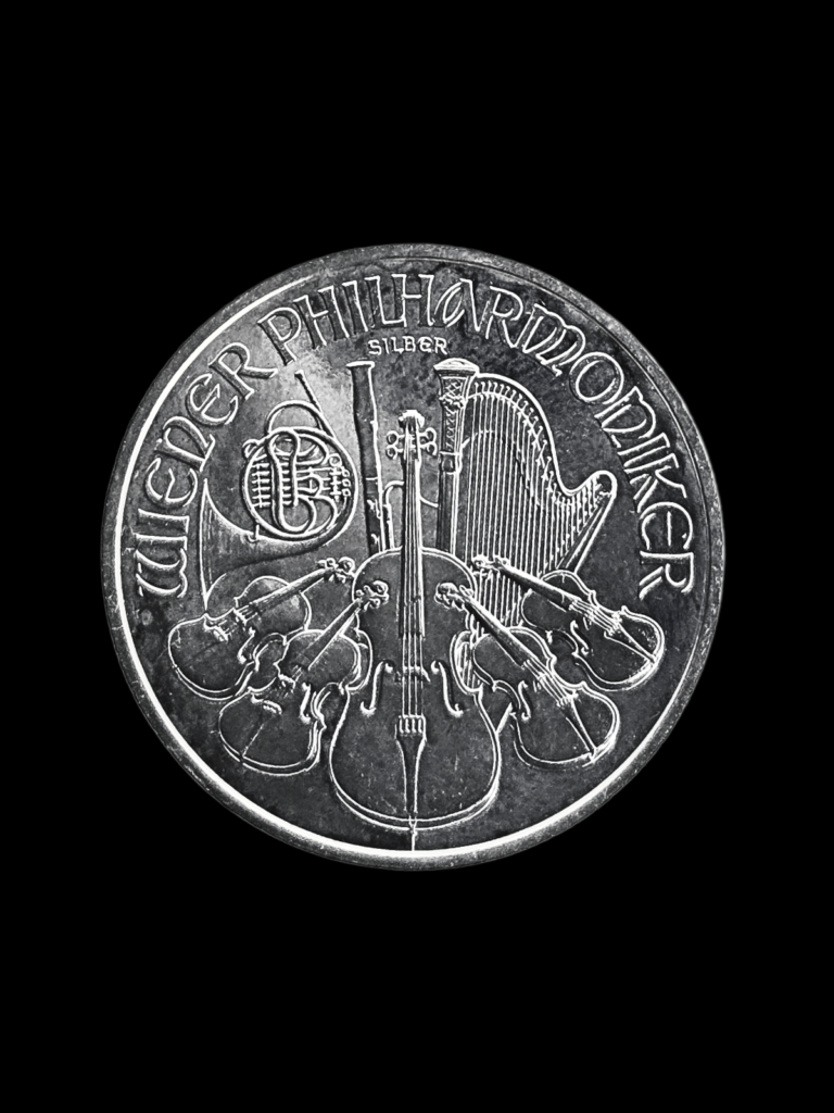 2008 1 oz Vienna Philharmonic.999 Fine Silver Coin