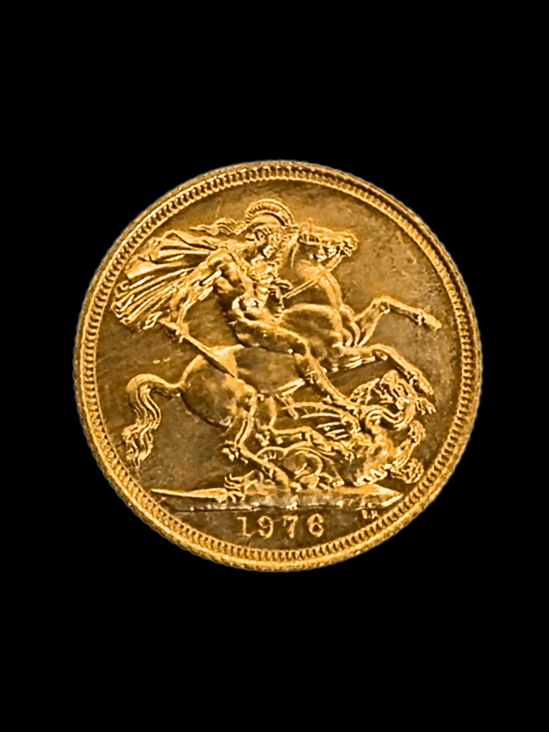1976 Queen Elizabeth II Royal Mint Gold Sovereign