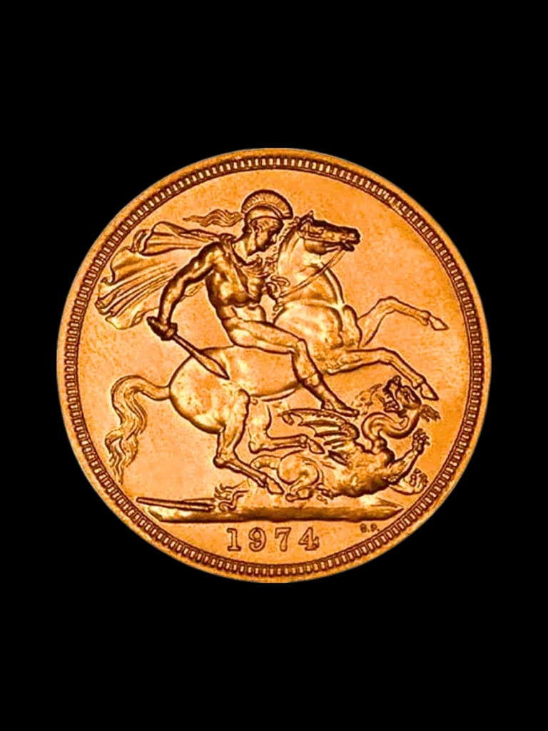 1974 Queen Elizabeth II Royal Mint Gold Sovereign