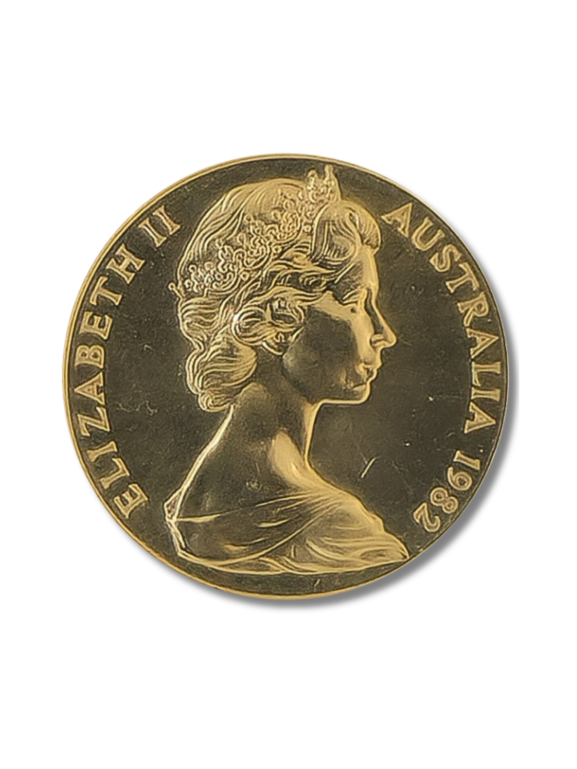 1982 Elizabeth II Australia Commenwealth Games Brisbane Gold Coin