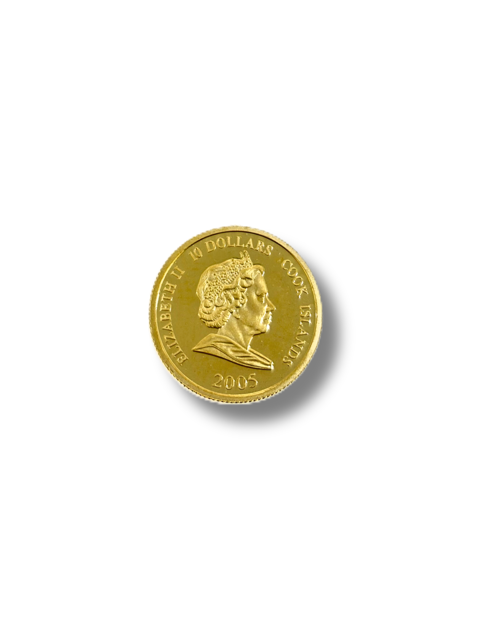 $10. Royal wedding 08.04.2005 – Prince Charles & Camilla P. Bowles. Elizabeth II. Reeded edge. (2)