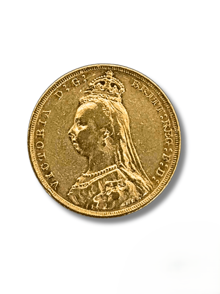 1887 Queen Victoria Jubilee Head Sydney Mint Gold Sovereign