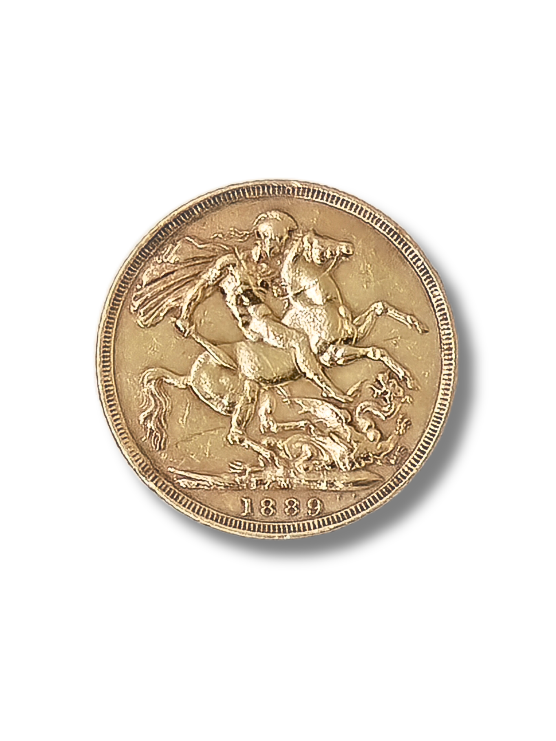 1889 Melbourne Mint Gold Sovereign – Queen Victoria Jubilee Head (2)