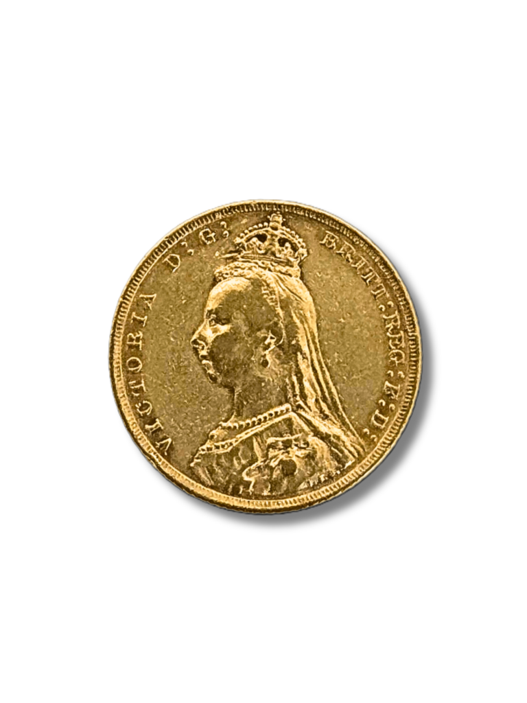 1889 Queen Victoria Jubilee Head Melbourne Mint Gold Sovereign