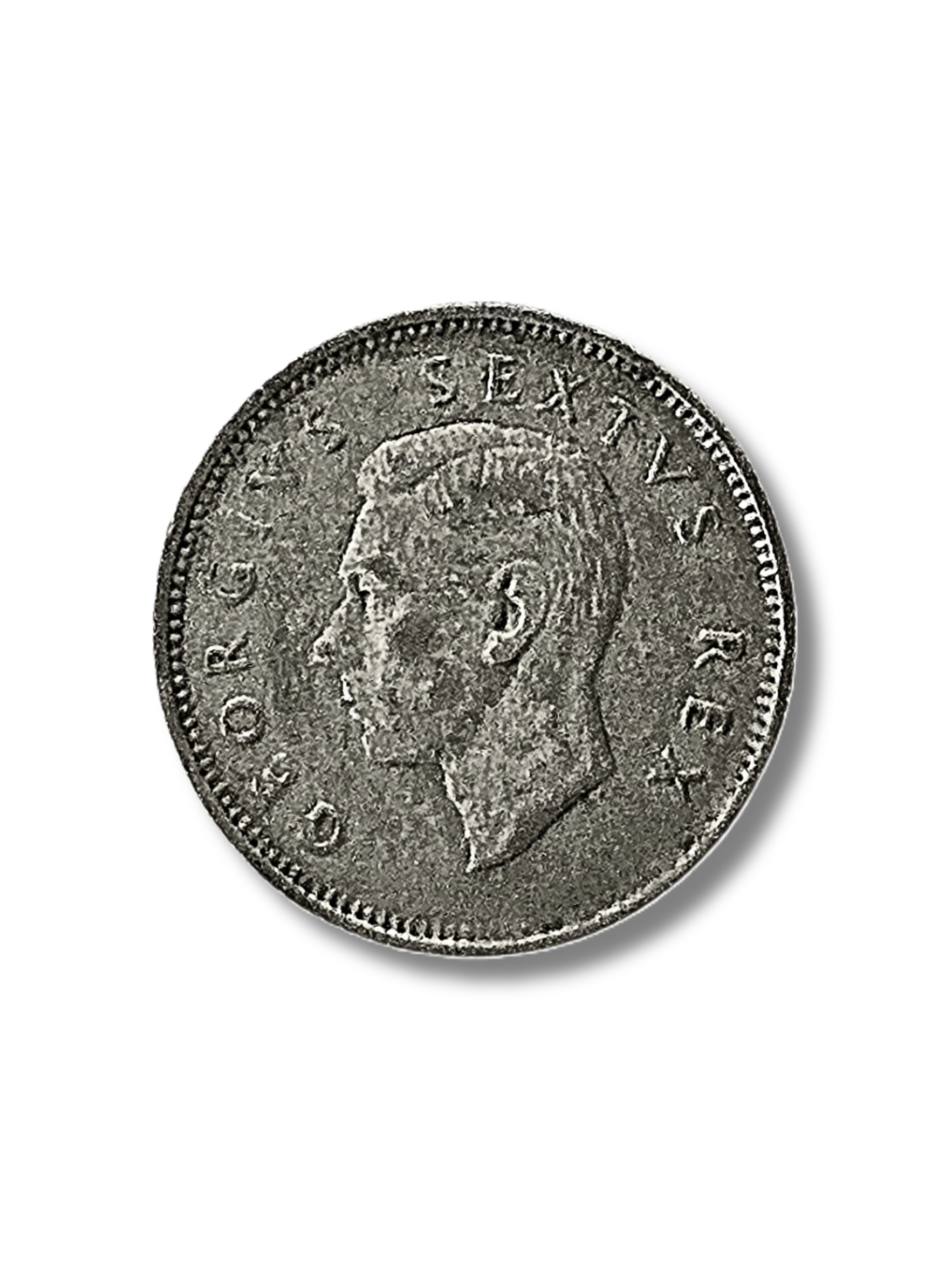 1951 Australia Sixpence King George VI (2)