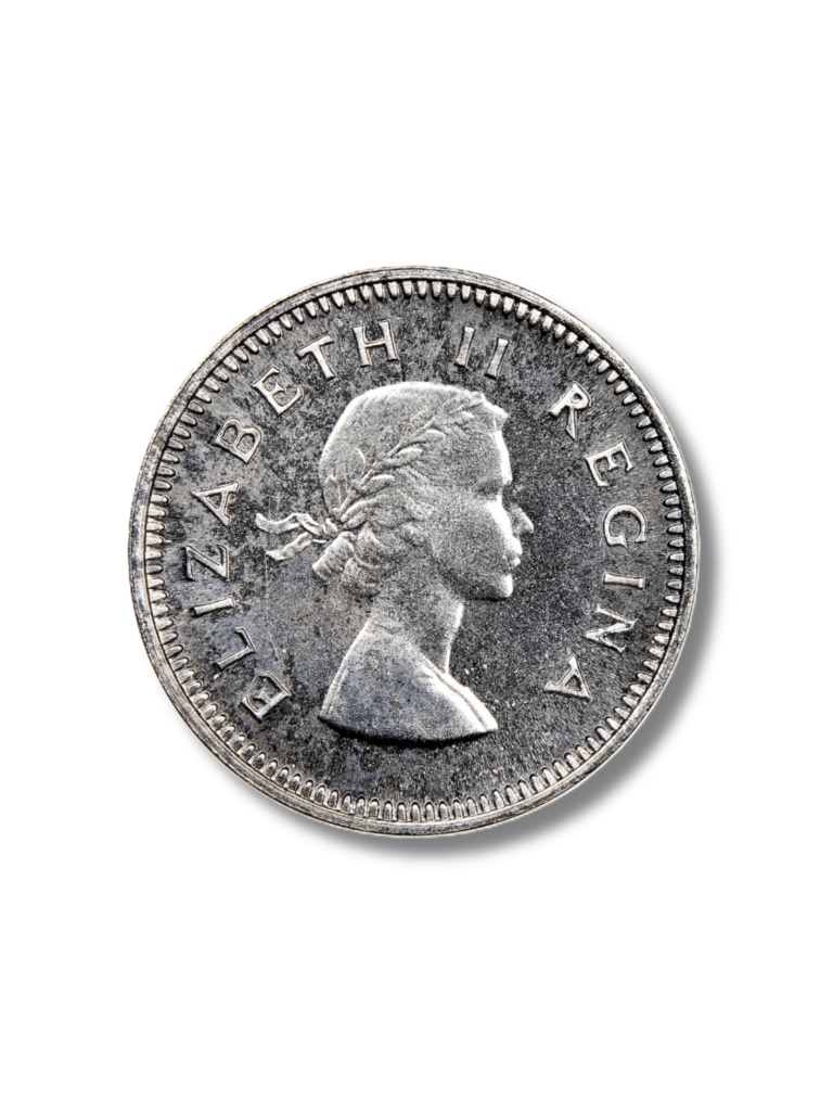 1958 Threepence (3 d) – Queen Elizabeth II South African Coin