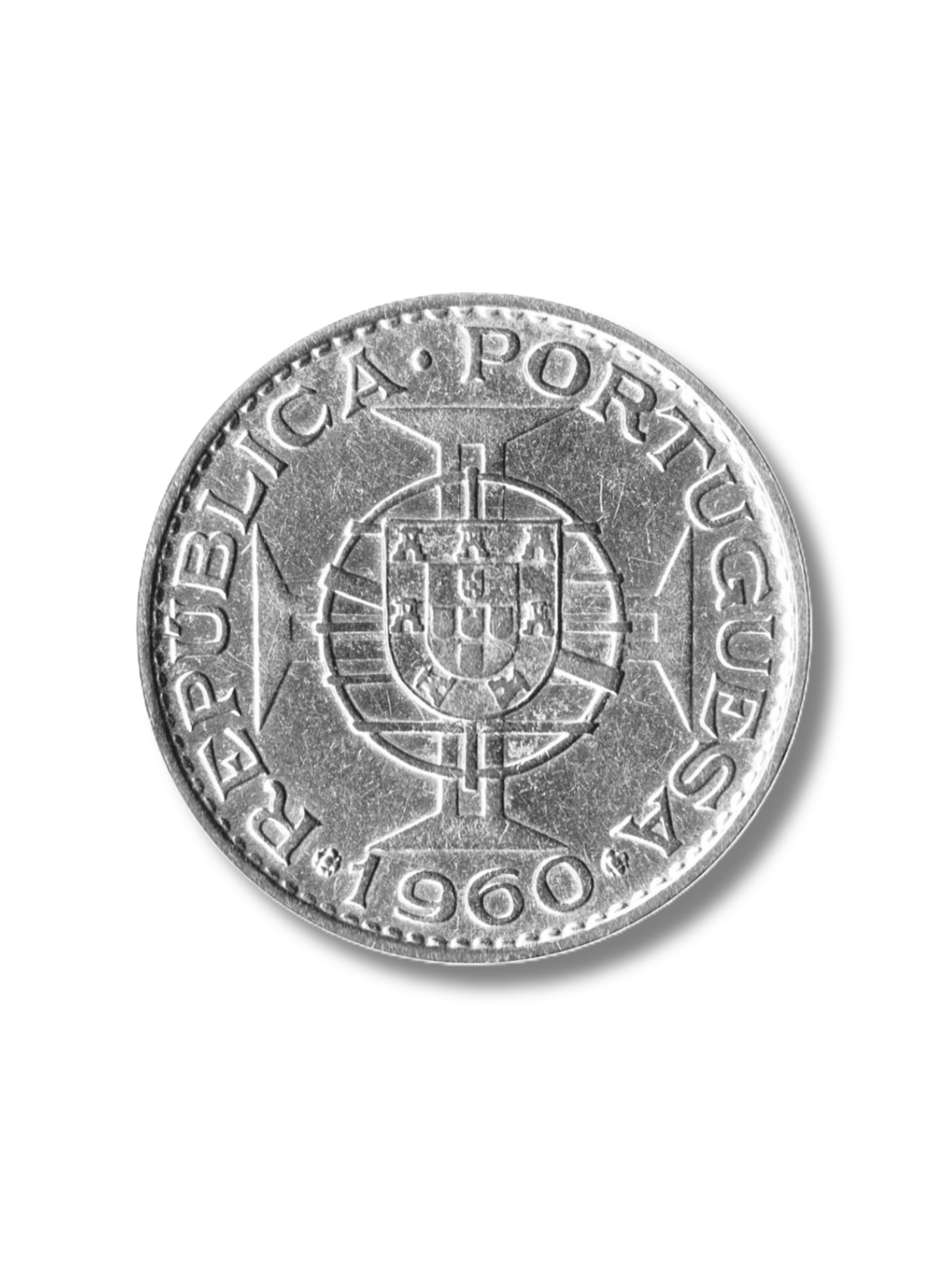 1960 Mozambique 20 Escudos Coin – Portuguese Colonial Issue (2)