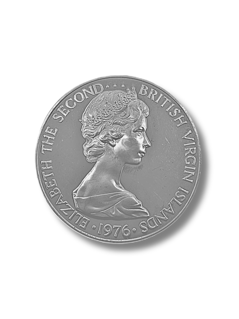 1976 British Virgin Islands Sterling Silver Uniface Medal (3)