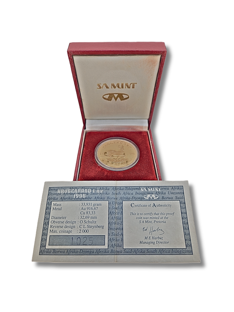 1996 South African Krugerrand 1 oz Gold Proof Coin