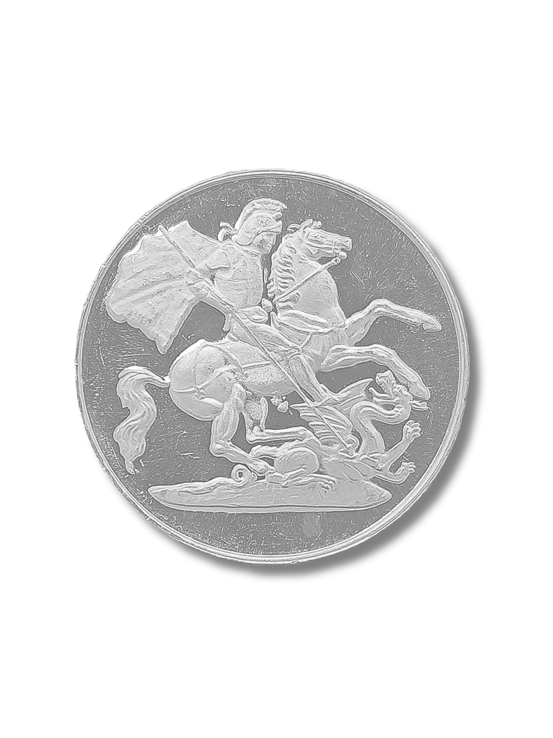2002 Golden Jubilee Visit To Australia (Coloured) Silver Medallion (2)