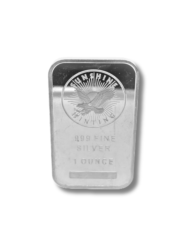 Sunshine Minting 1 oz Fine Silver Bullion Bar