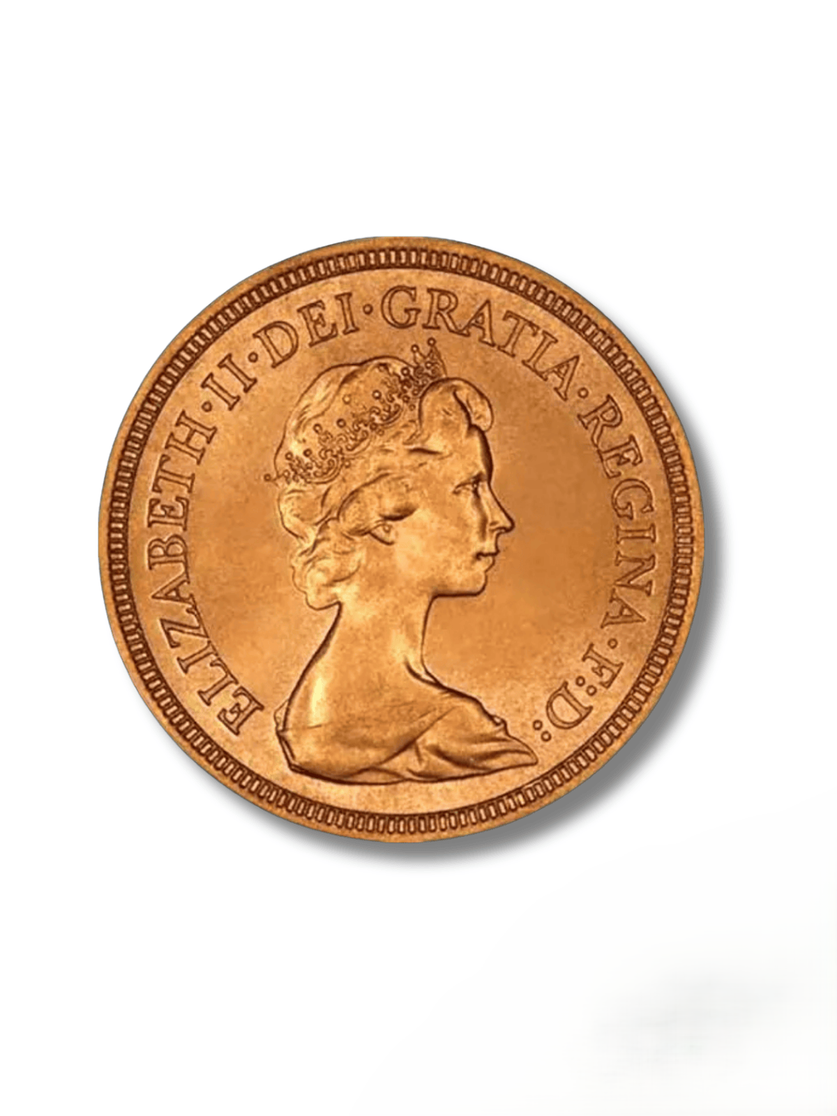 1974 Queen Elizabeth II Royal Mint Gold Sovereign 1
